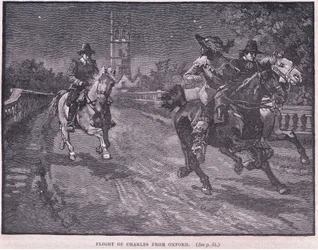 Flight of Charles I from Oxford AD 1646